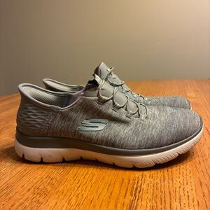 Skechers Slip-ins Ultra Flex 3.0 Smooth Step Grey Size 7.5 Wide Fit 149937W